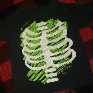 Toddler skeleton shirt